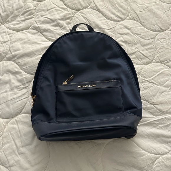 michael kors morgan md backpack navy blue - Picture 1 of 5
